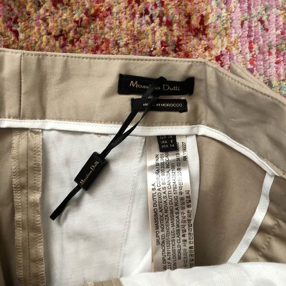 Massimo Dutti Wide Leg cotton Pants - Picture 3 of 6